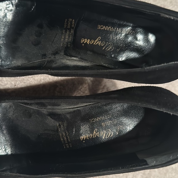 Irregular Robert clergerie heels size 7 black and silver - Picture 4 of 5